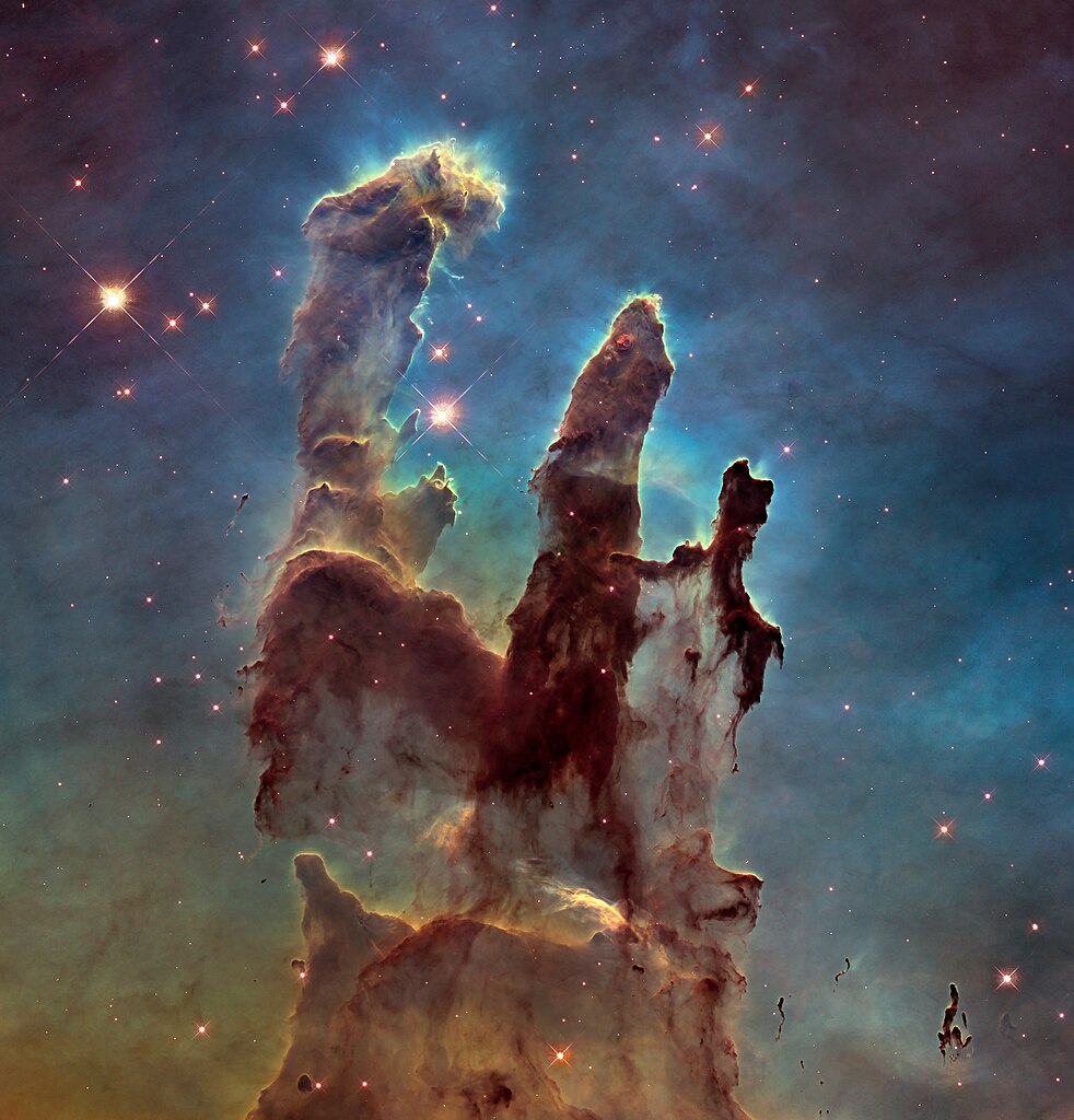 Pillars of Creation: A Celestial Nursery in the Eagle Nebula